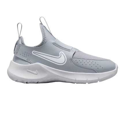 Grey-White - Front - Nike Childrens-Kids Flex Running Trainers