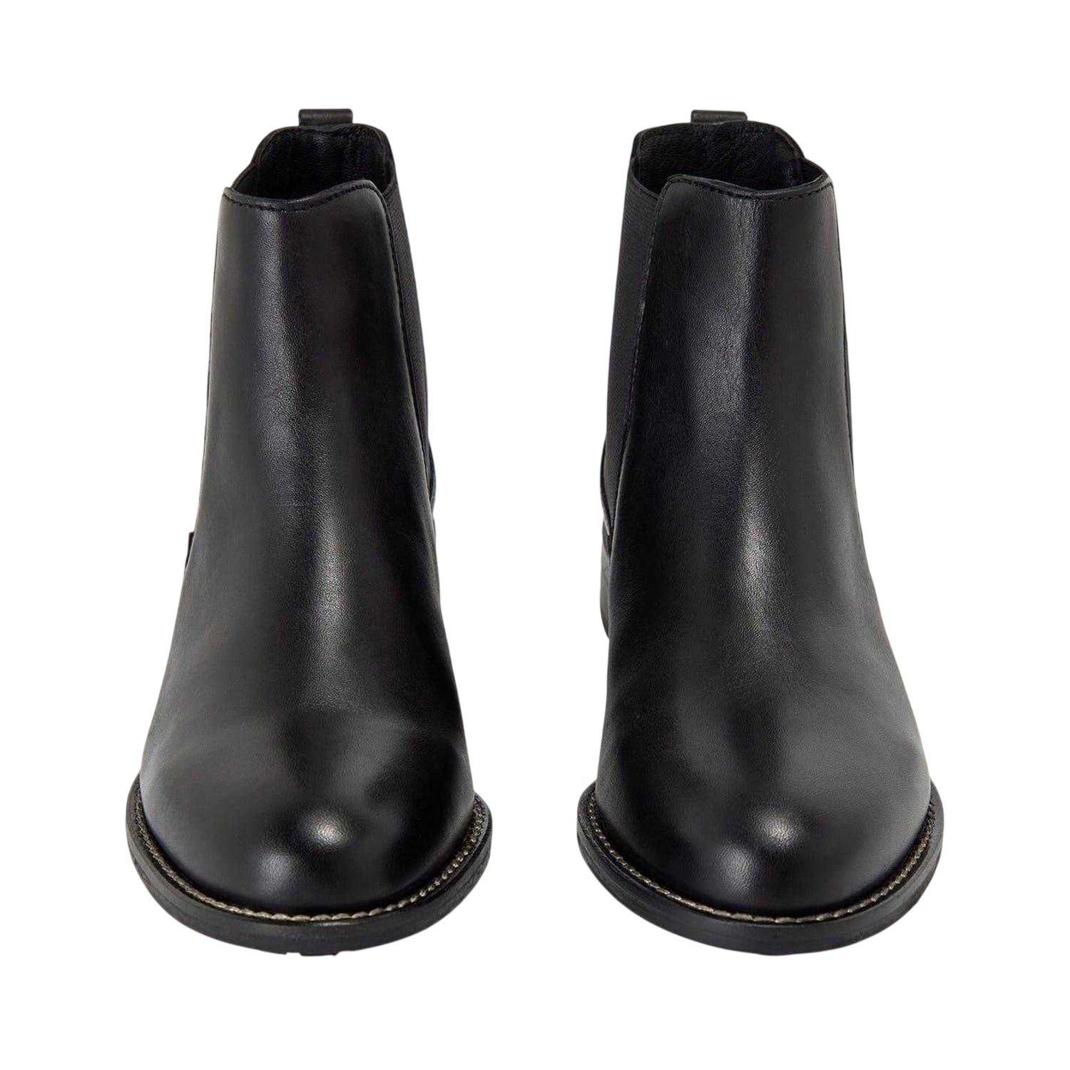 Black - Side - Where´s That From Womens-Ladies Micah Leather Ankle Boots