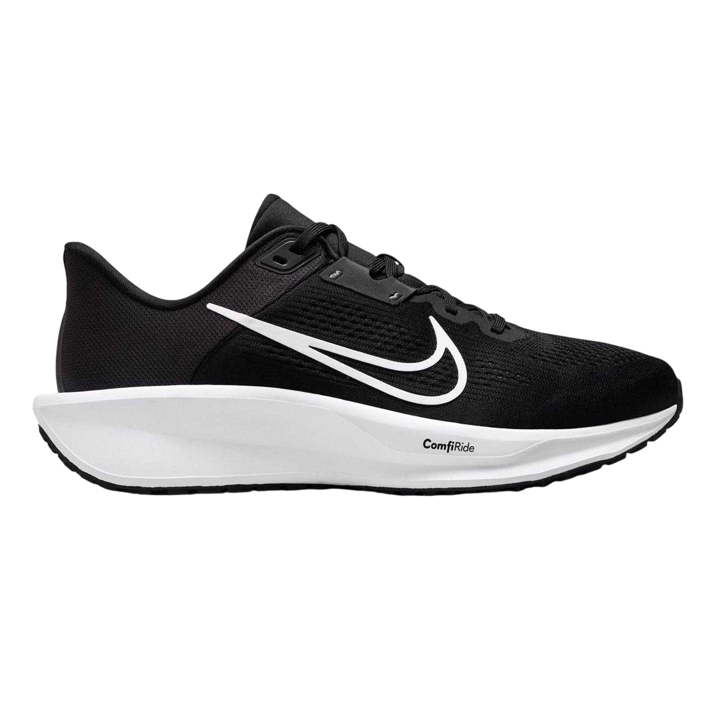 Black-White - Front - Nike Mens Quest 6 Shoes