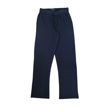 Navy - Lifestyle - Howick Mens Star Plain Crew Neck Long-Sleeved Long Pyjama Set