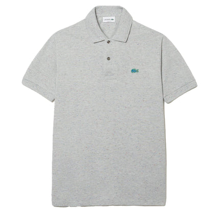 Grey - Front - Lacoste Unisex Adult Speckle Cotton Classic Polo Shirt
