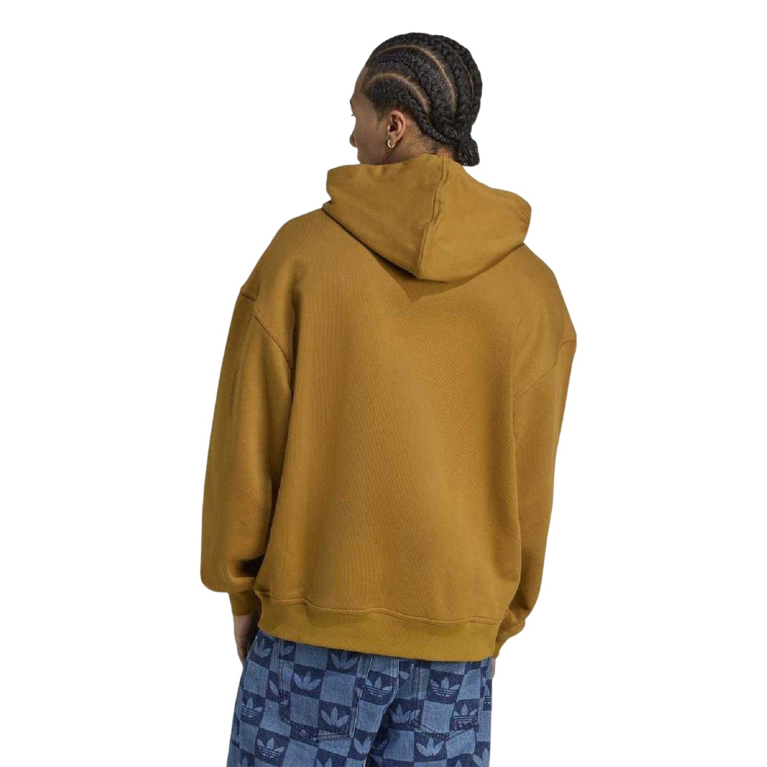 Bronze - Back - Adidas Unisex Adult Wabash Graphic Print Loose Fit Hoodie