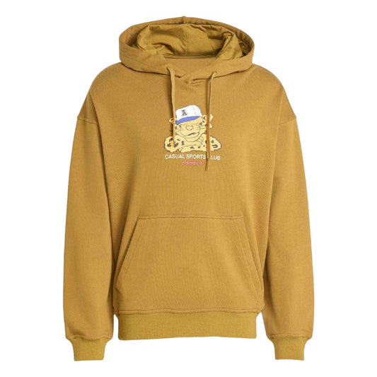 Bronze - Front - Adidas Unisex Adult Wabash Graphic Print Loose Fit Hoodie
