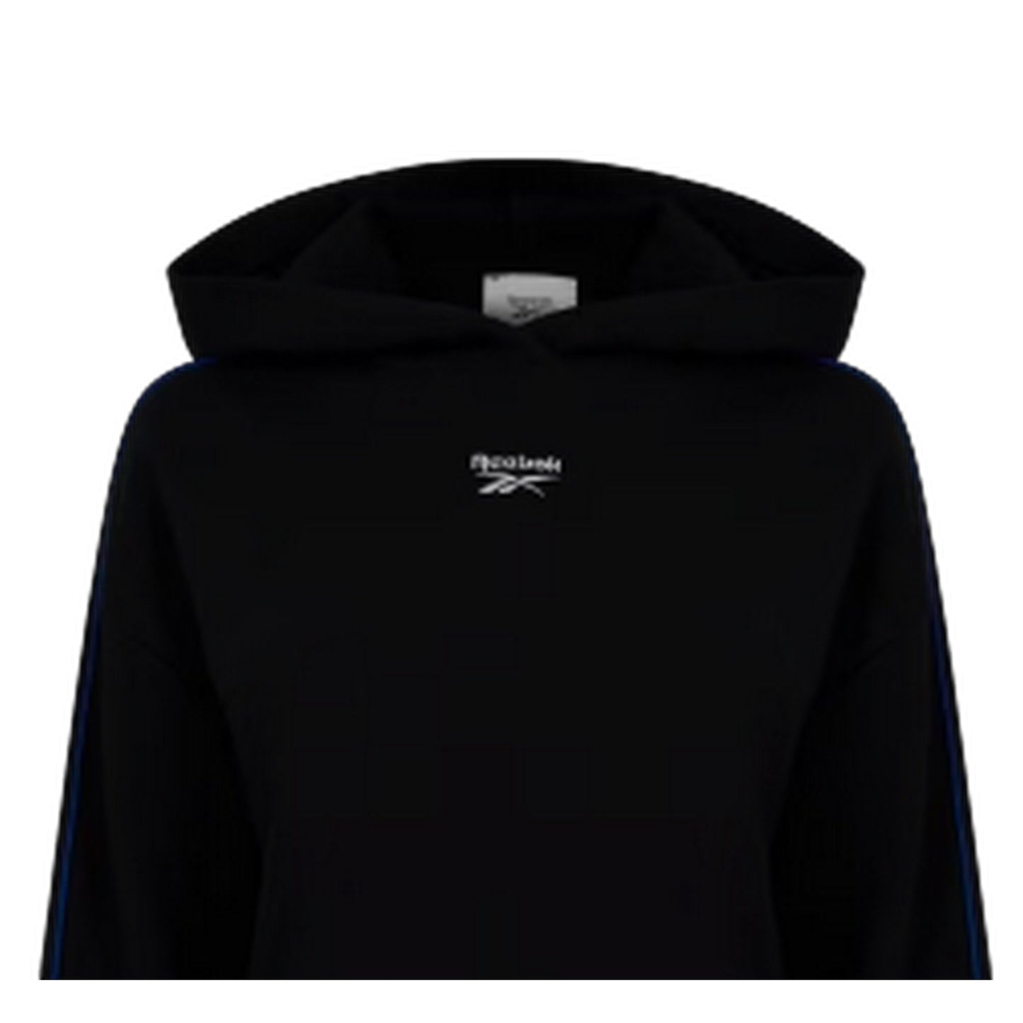 Black - Side - Reebok Womens-Ladies Polaroid Relaxed Fit Hoodie
