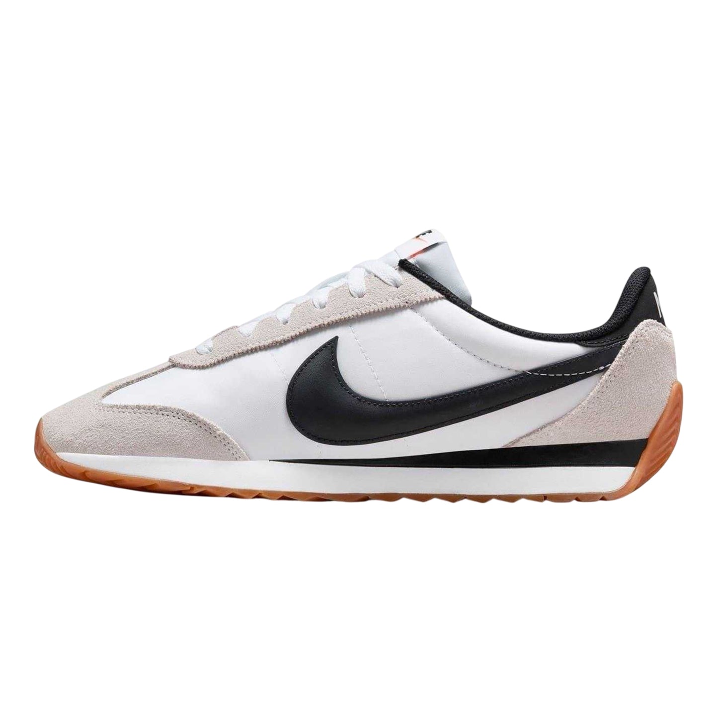 White-Black - Side - Nike Mens Retro Leather Trainers