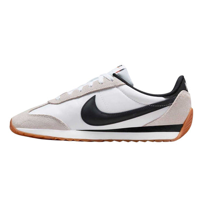 White-Black - Side - Nike Mens Retro Leather Trainers
