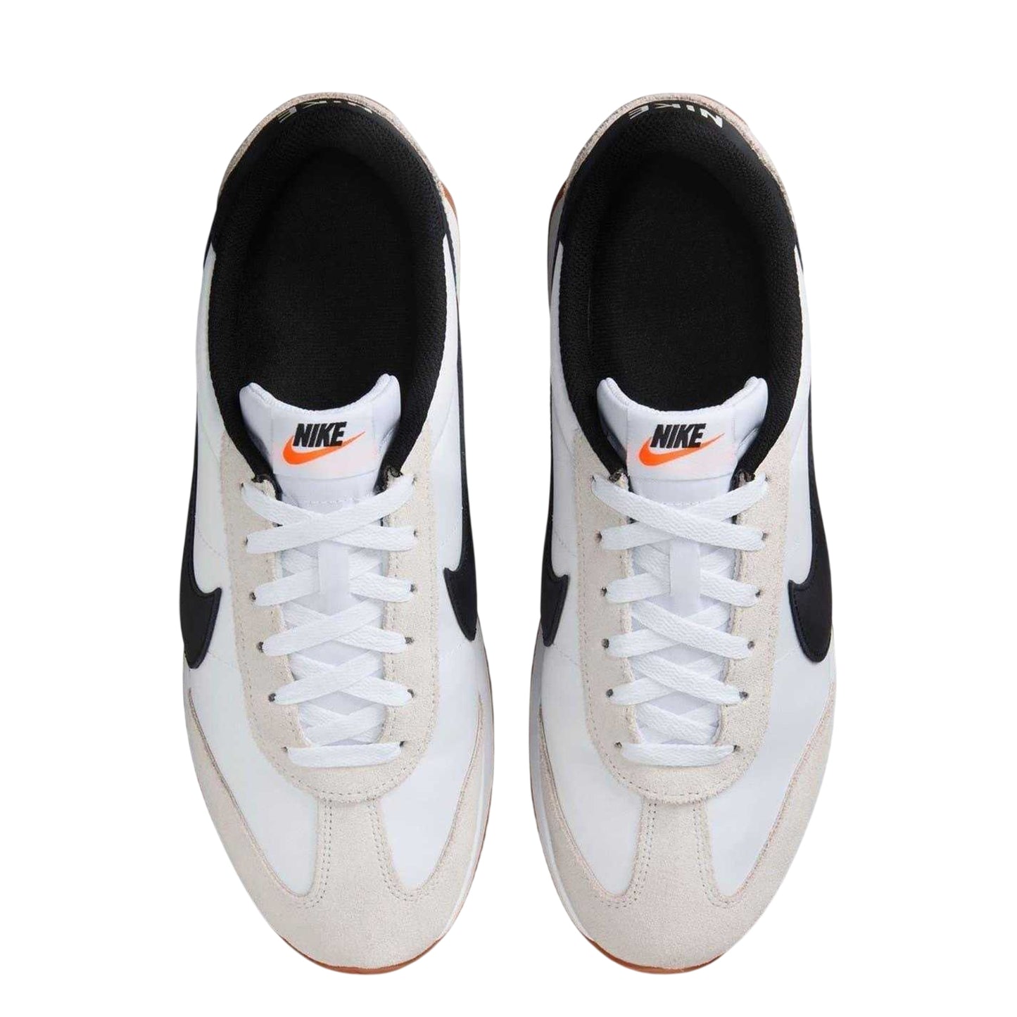 White-Black - Lifestyle - Nike Mens Retro Leather Trainers