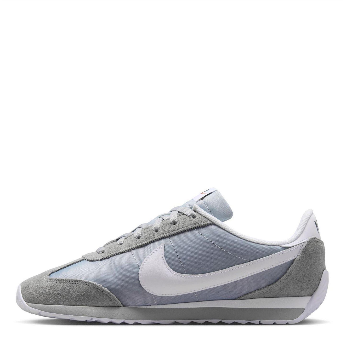 Grey-White - Back - Nike Mens Pacific Retro Leather Trainers