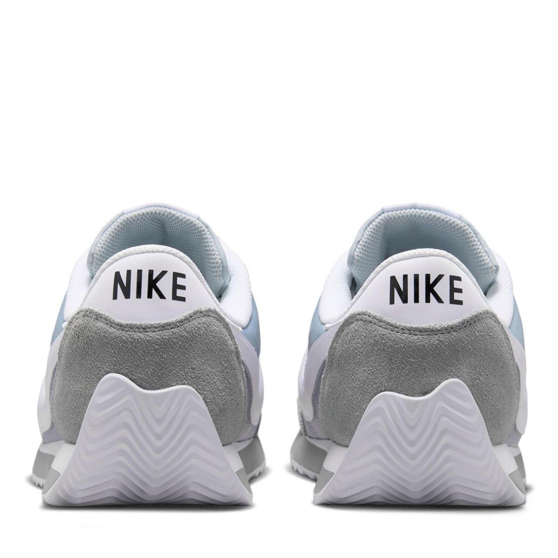 Grey-White - Lifestyle - Nike Mens Pacific Retro Leather Trainers