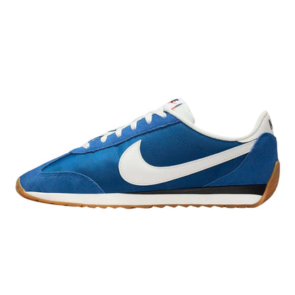 Blue-Sail White - Side - Nike Mens Retro Leather Trainers