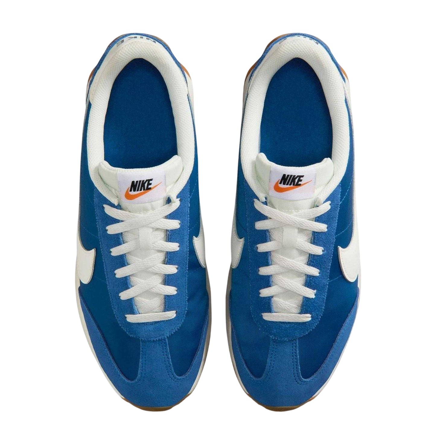 Blue-Sail White - Lifestyle - Nike Mens Retro Leather Trainers