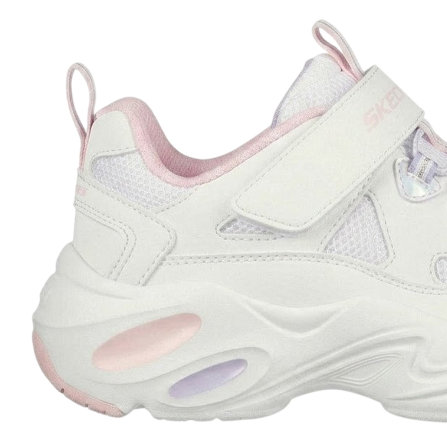 White - Back - Skechers Childrens-Kids Staminaairy Slip-on Trainers