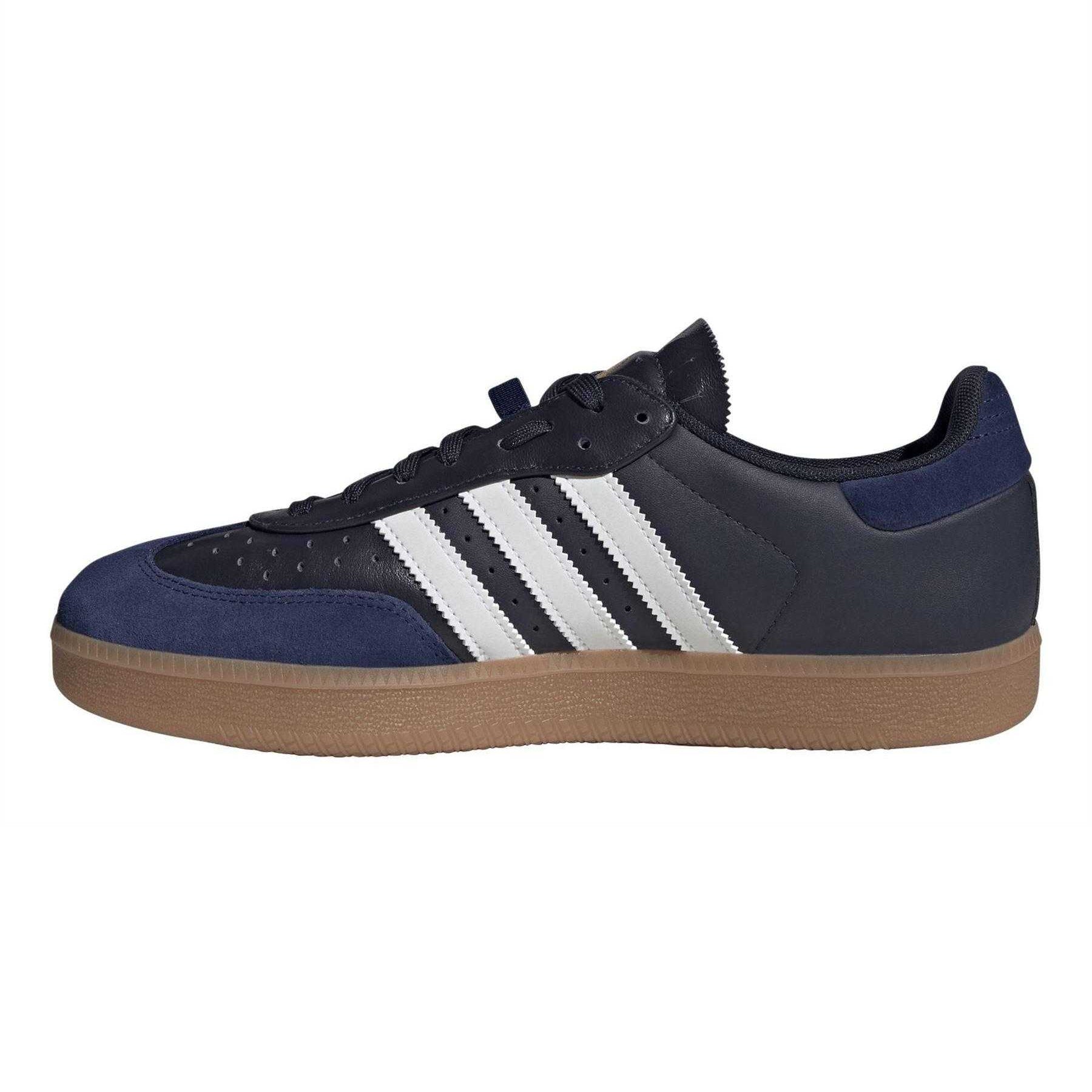 Legend Ink - Side - Adidas Mens Velosamba 3 Stripes Trainers