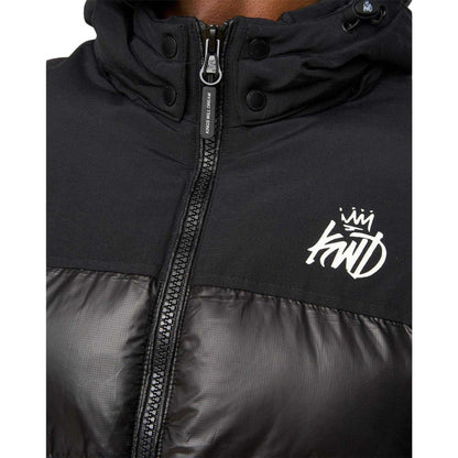 Black - Side - Kings Will Dream Mens Quilted Polyester Puffer Jacket