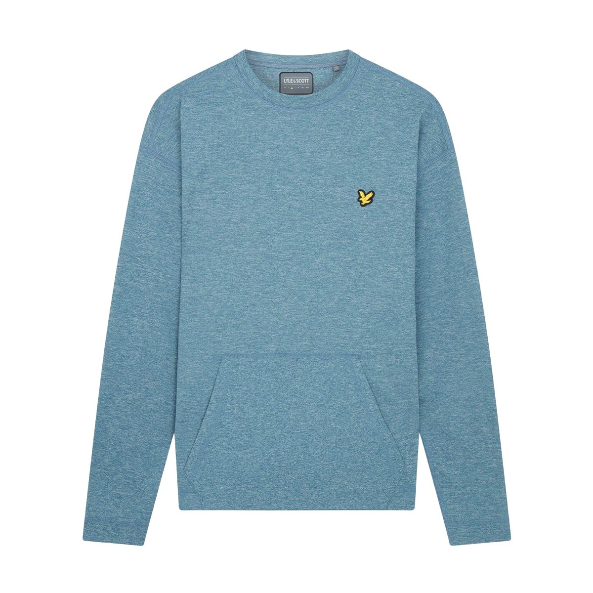 Midnight - Front - Lyle & Scott Mens Soft Crew Neck Sweatshirt