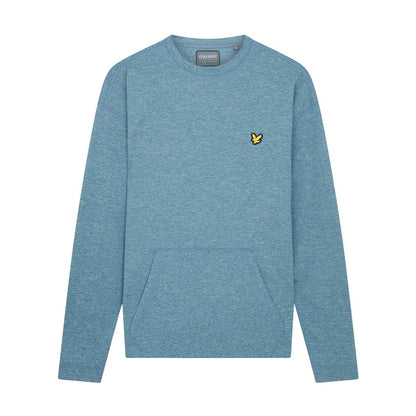 Midnight - Front - Lyle & Scott Mens Soft Crew Neck Sweatshirt
