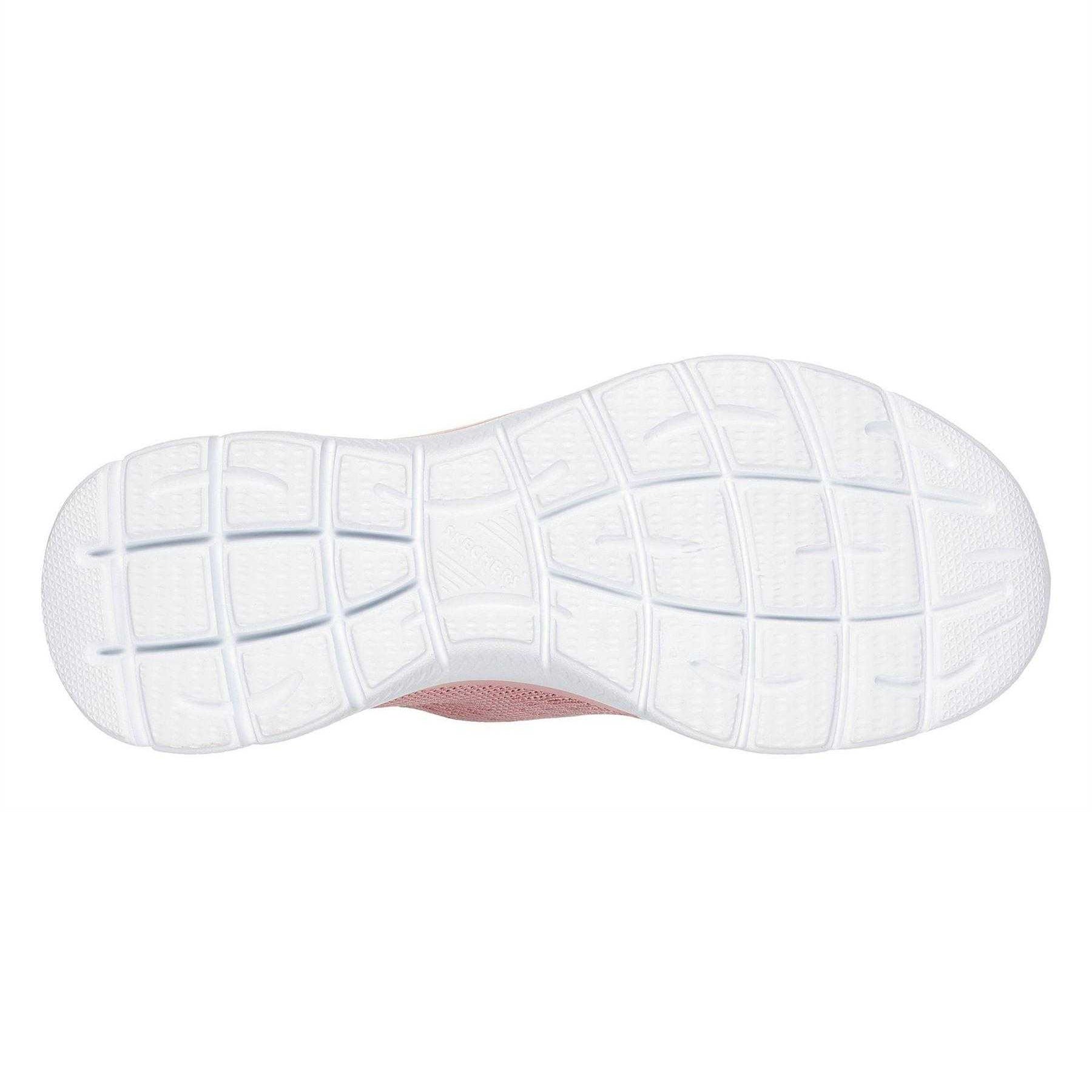 White-Rose - Lifestyle - Skechers Womens-Ladies Summits Textured Trainers