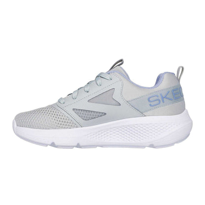 Grey-Lavender - Back - Skechers Childrens-Kids Go Run Elevate Trainers