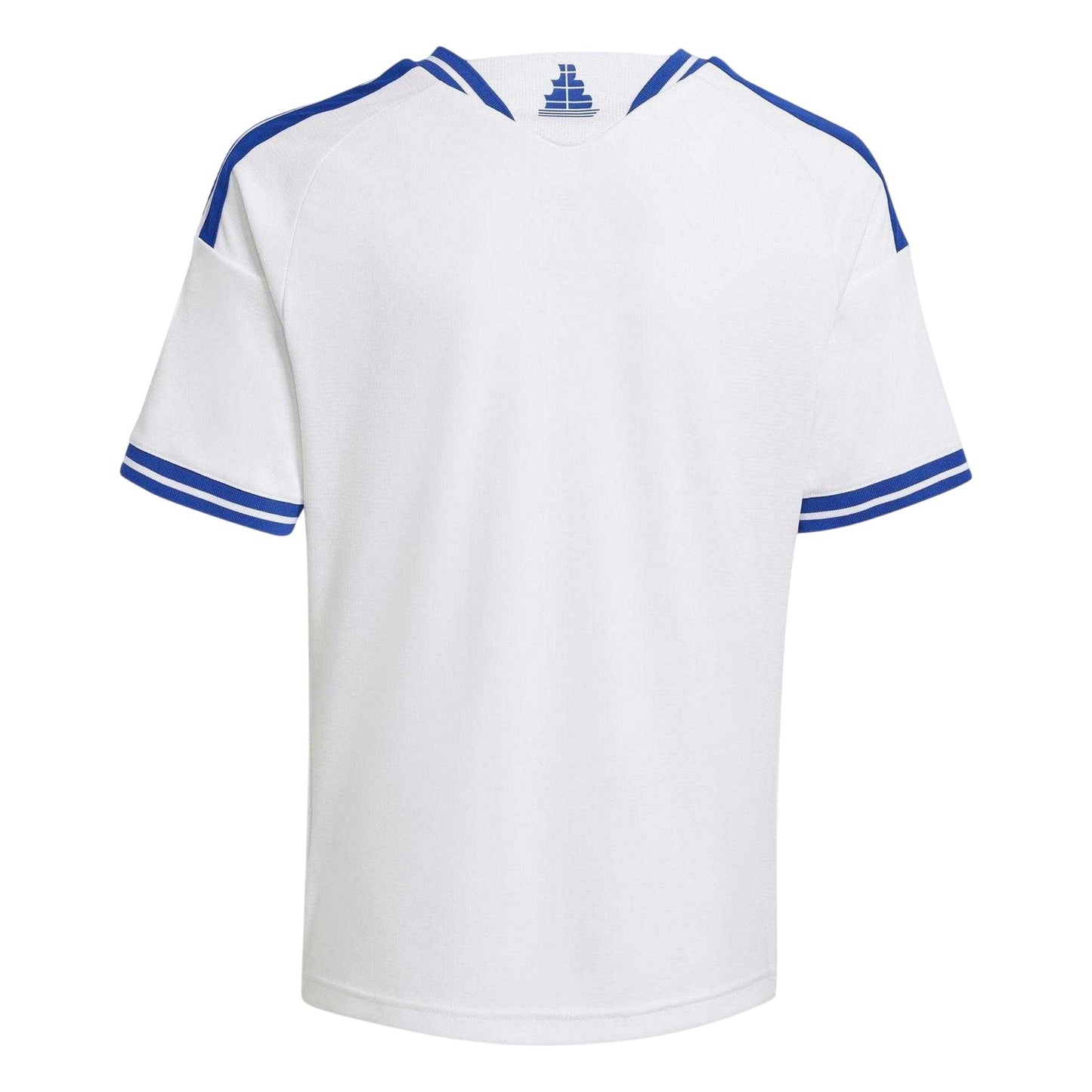 White-Blue - Back - Adidas Childrens-Kids Greece Home 2026 Football Shirt