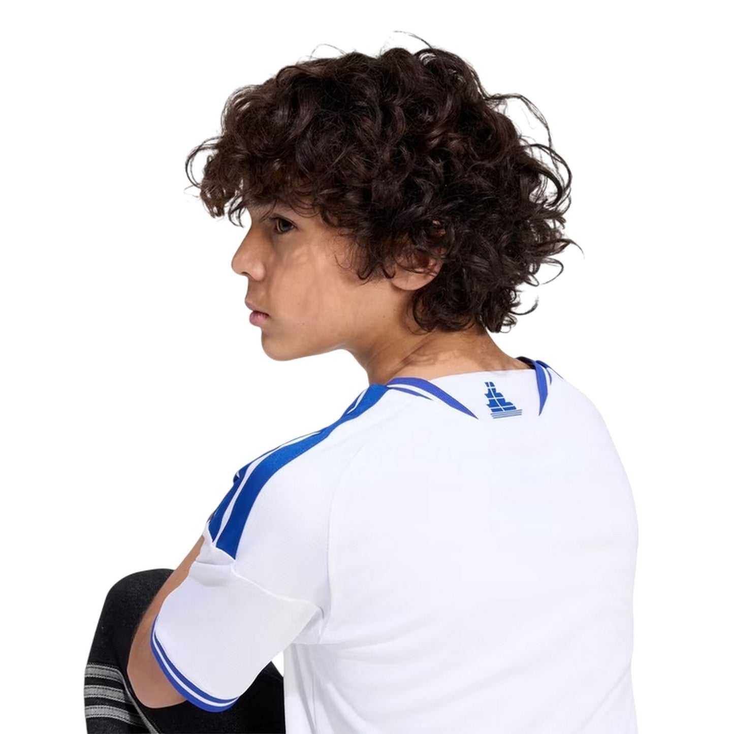 White-Blue - Lifestyle - Adidas Childrens-Kids Greece Home 2026 Football Shirt