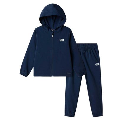 Navy - Front - The North Face Childrens-Kids Logo Long-Sleeved Hoodie & Bottom Set