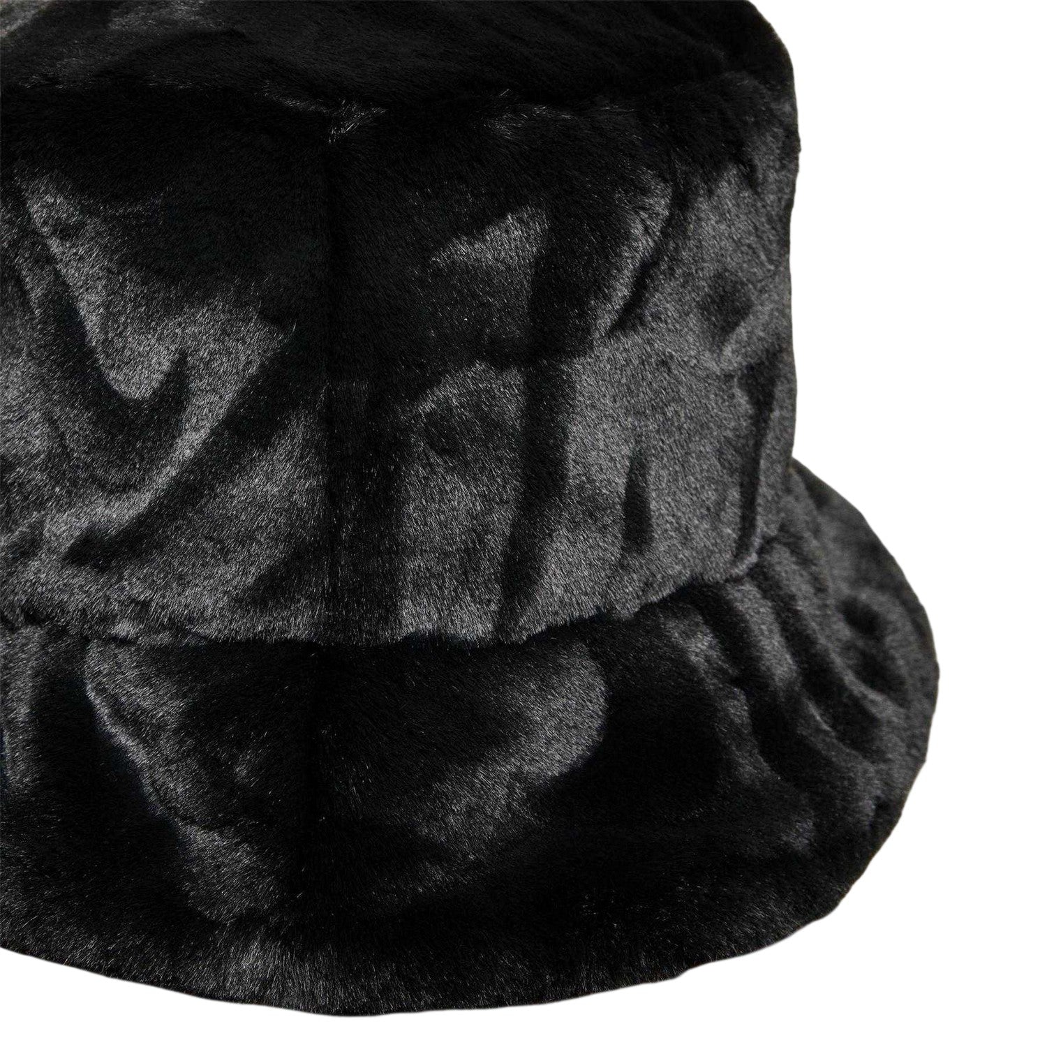 Black - Lifestyle - Nike Childrens-Kids Apex Faux Fur Bucket Hat