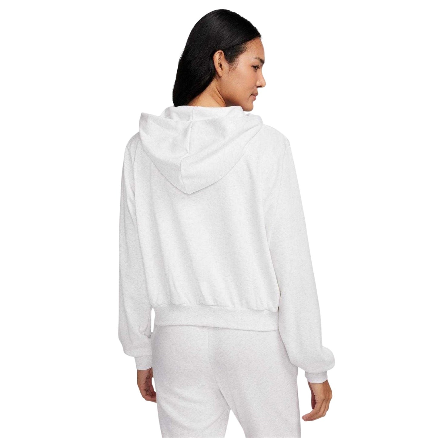 Birch Heather - Back - Nike Womens-Ladies Chill Plain Full Zip Hoodie