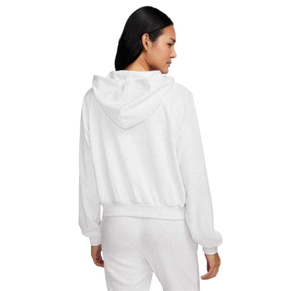 Birch Heather - Back - Nike Womens-Ladies Chill Plain Full Zip Hoodie