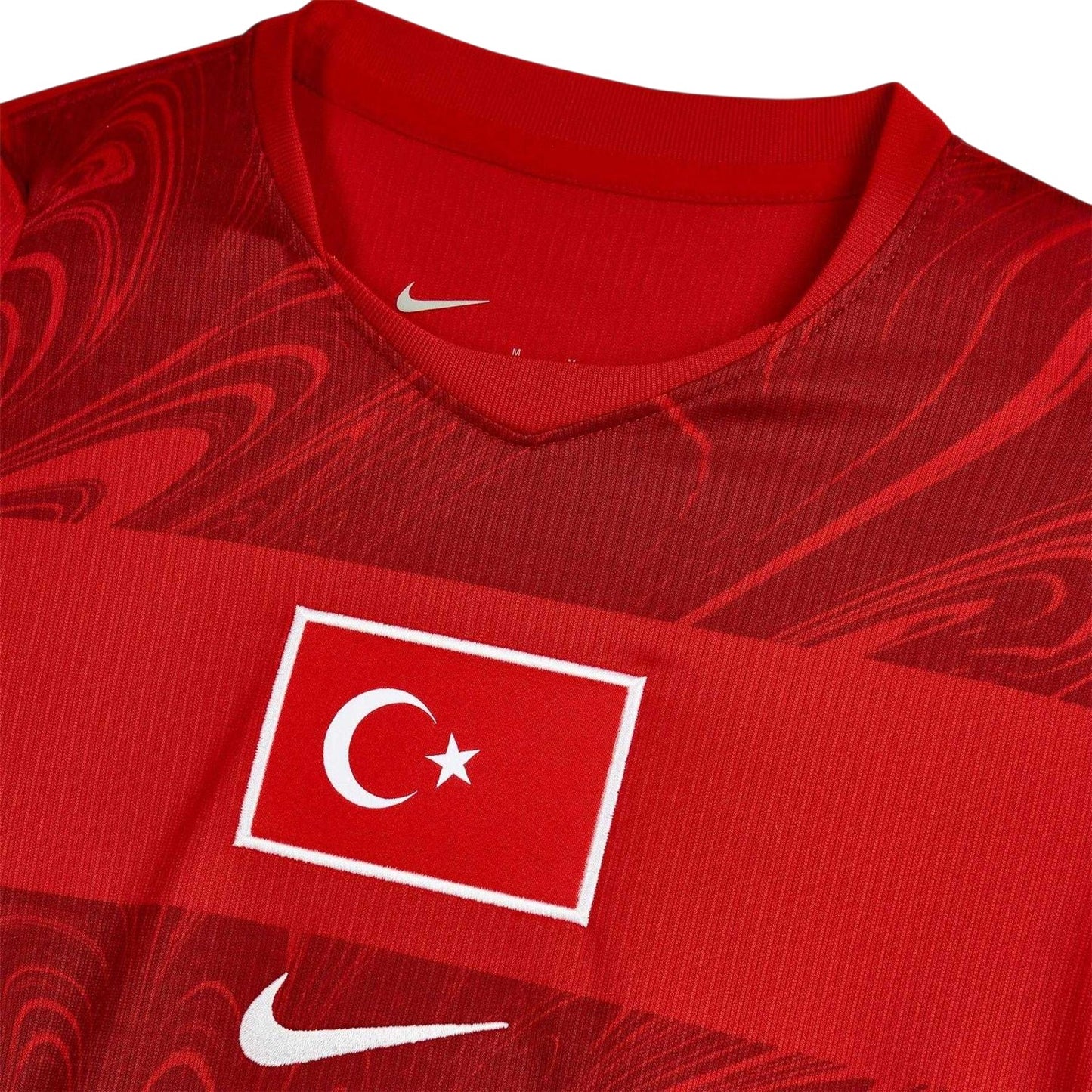 Red-White - Side - Nike Childrens-Kids Turkey 2026 Football Shirt