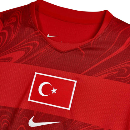Red-White - Side - Nike Childrens-Kids Turkey 2026 Football Shirt