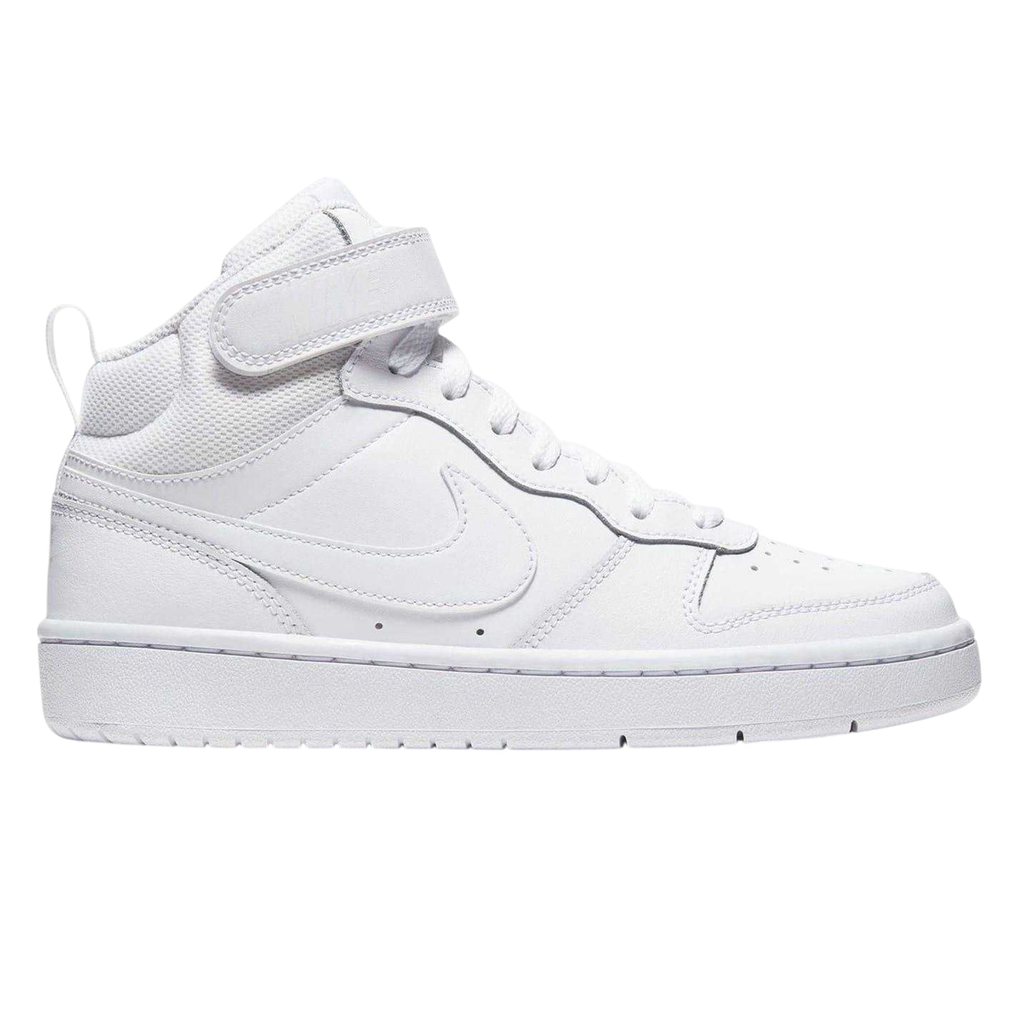 White - Back - Nike Boys Court Borough High-top Flat High Top Trainers