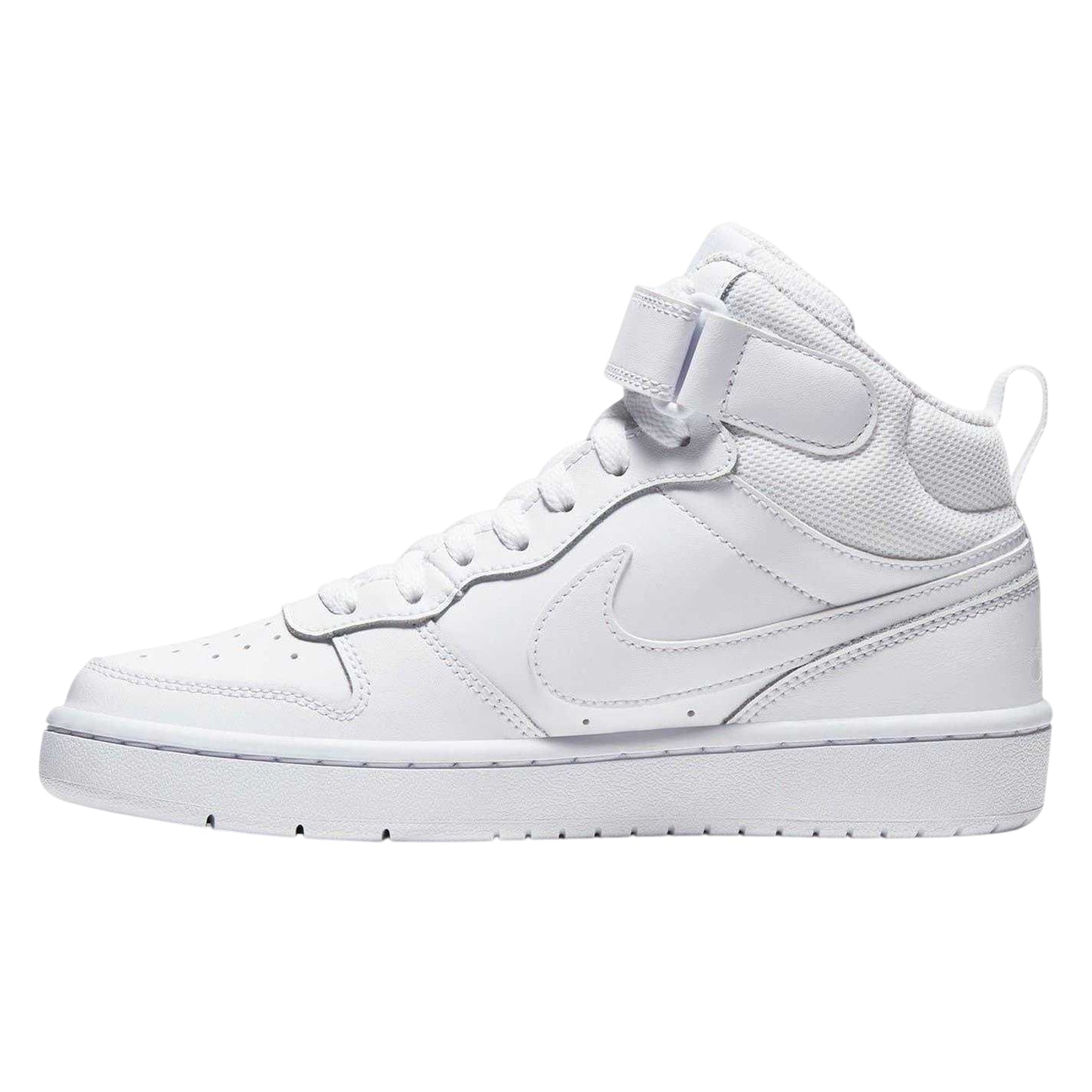 White - Lifestyle - Nike Boys Court Borough High-top Flat High Top Trainers