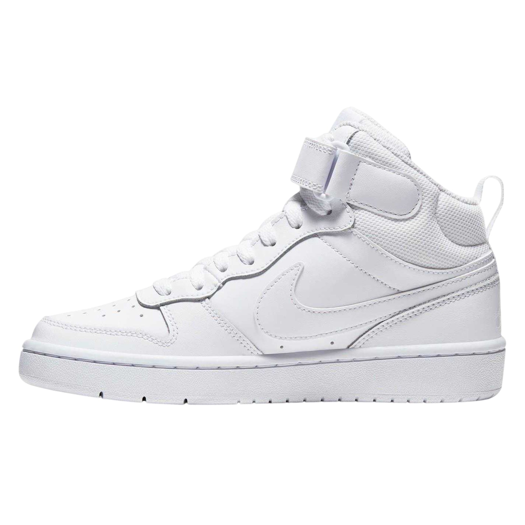 White - Lifestyle - Nike Boys Court Borough High-top Flat High Top Trainers