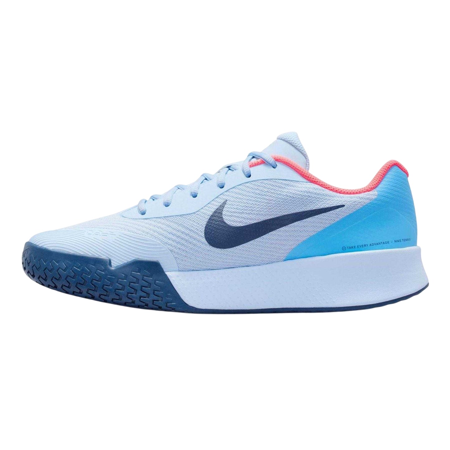 Hydro Blue - Back - Nike Mens Vapor Lite 3 Tennis Shoes