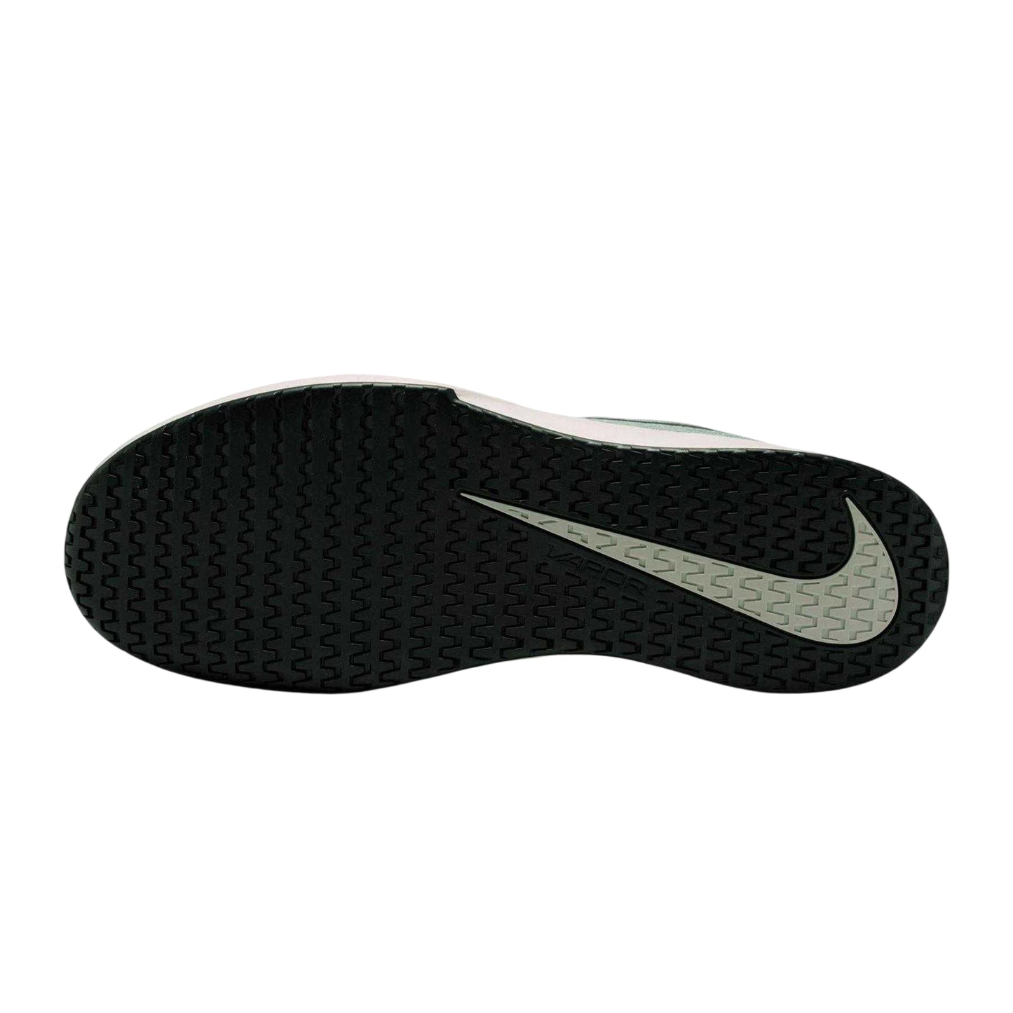 White-Green - Side - Nike Mens Vapor Lite 3 Tennis Shoes