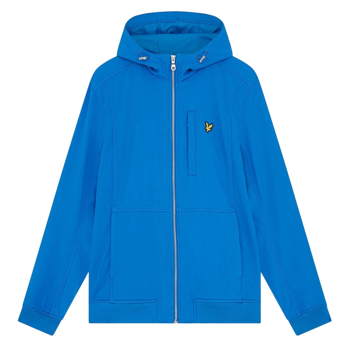 Blue - Front - Lyle & Scott Mens Fleece Lined Soft Shell Jacket