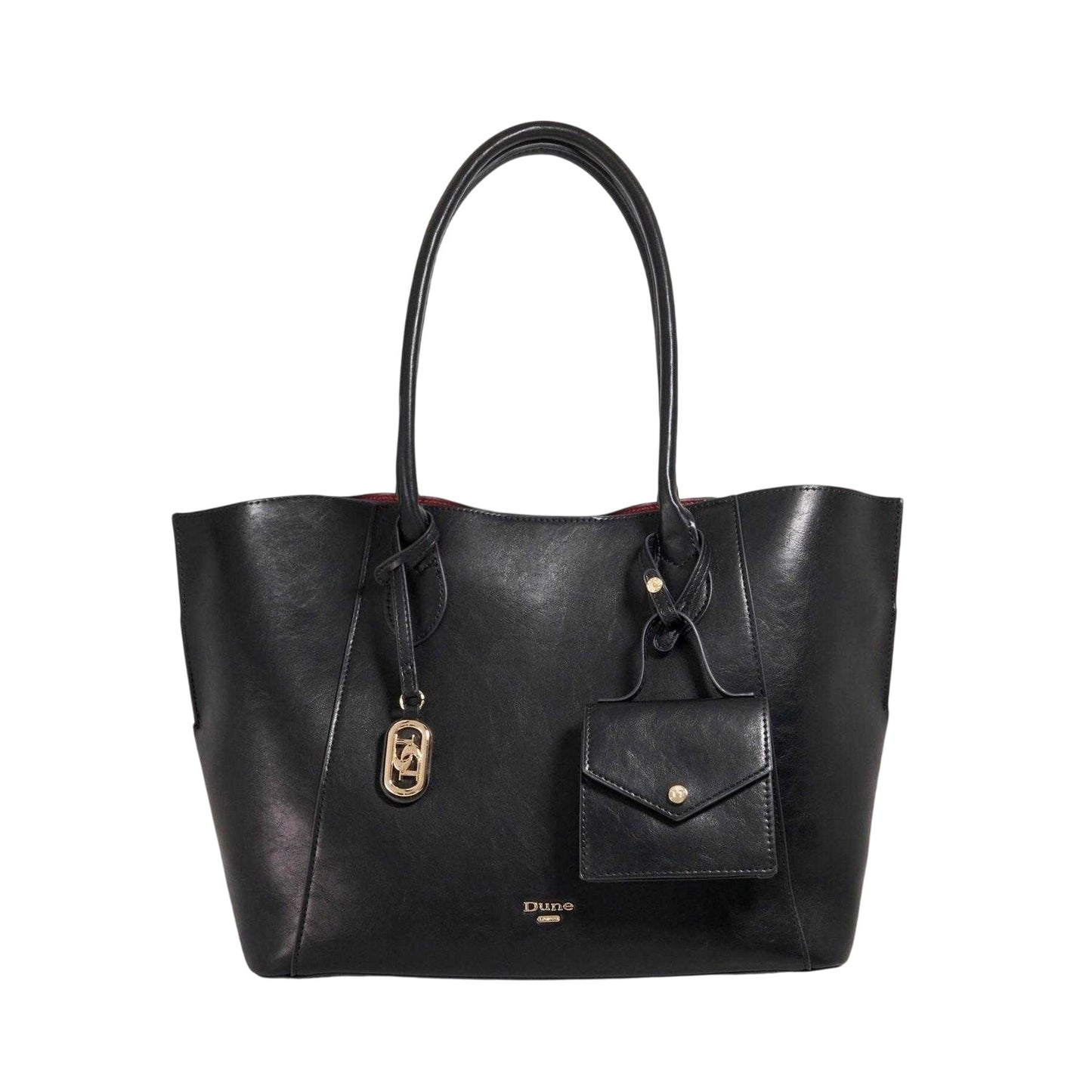 Black - Front - Dune London Dexterity Tote Bag