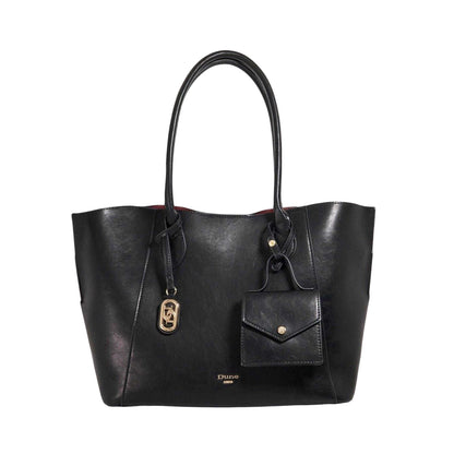 Black - Front - Dune London Dexterity Tote Bag