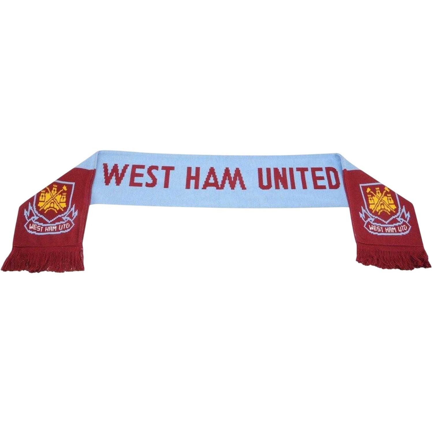 Claret - Back - West Ham United FC Acrylic Football Scarf