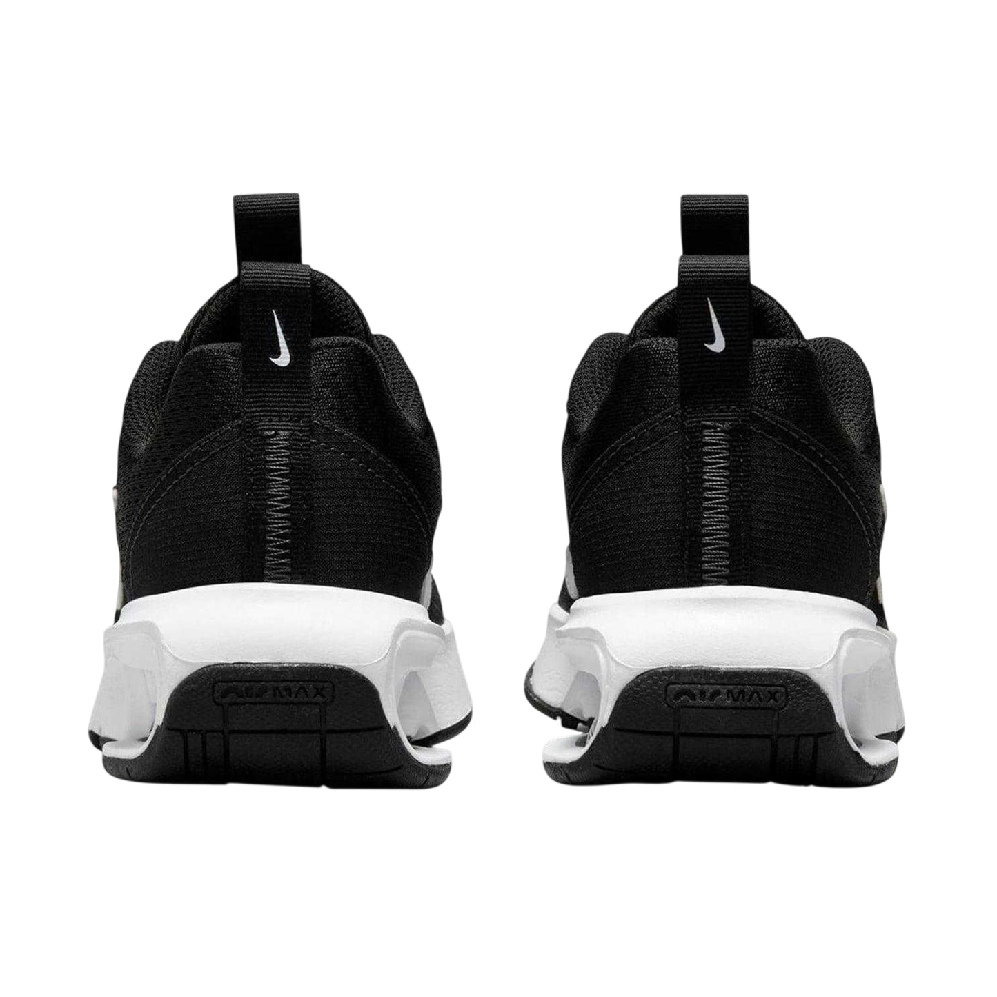 Black-White - Back - Nike Childrens-Kids Air Max Shoes