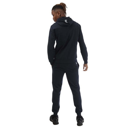 Navy - Back - Emporio Armani Mens Core Identity Cotton Tracksuit