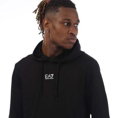 Black - Side - Emporio Armani Mens Core Identity Cotton Tracksuit