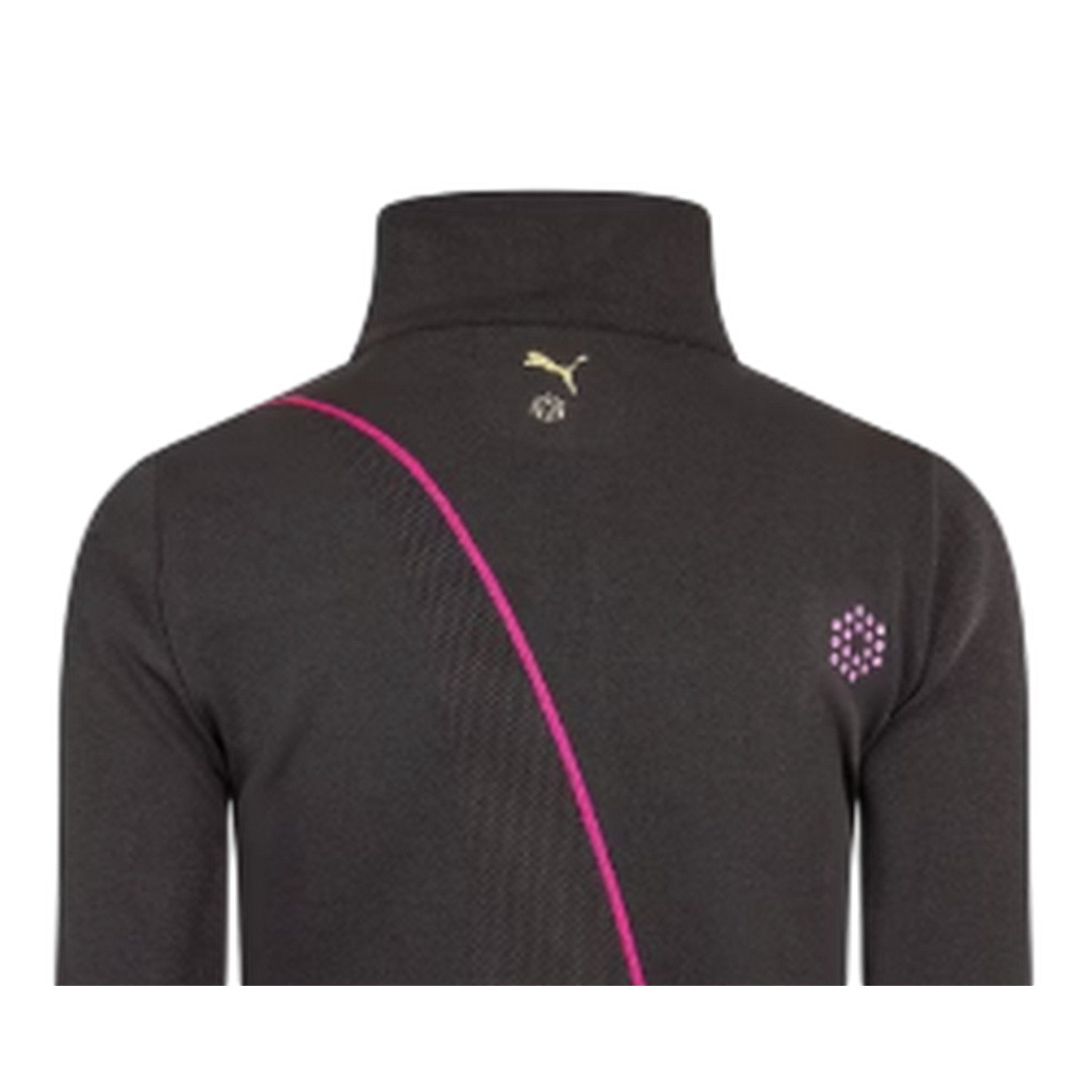 Purple-Black - Lifestyle - Puma Womens-Ladies Textured Seamless Jacket