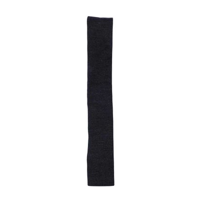 Grey - Side - Boss Knitted Wool Skinny Tie