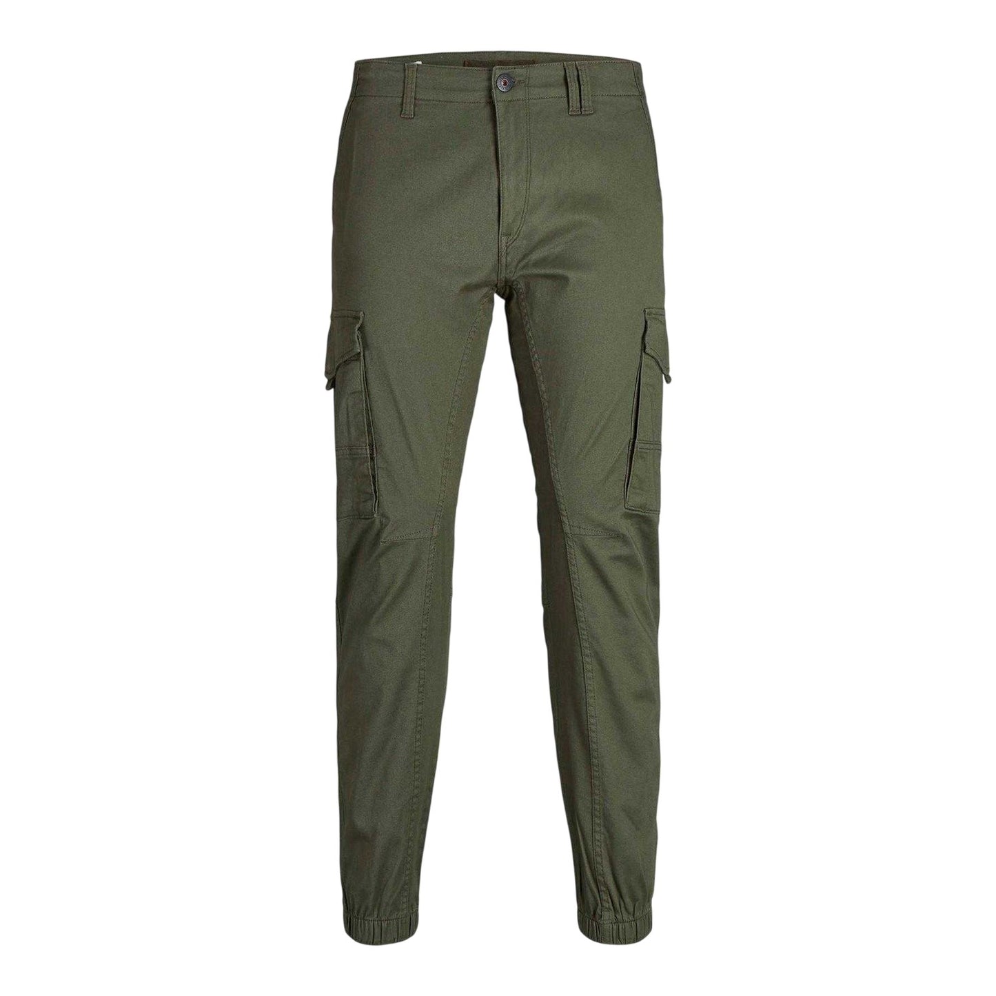 Olive Night - Front - Jack And Jones Boys Paul Flake Cargo Trousers