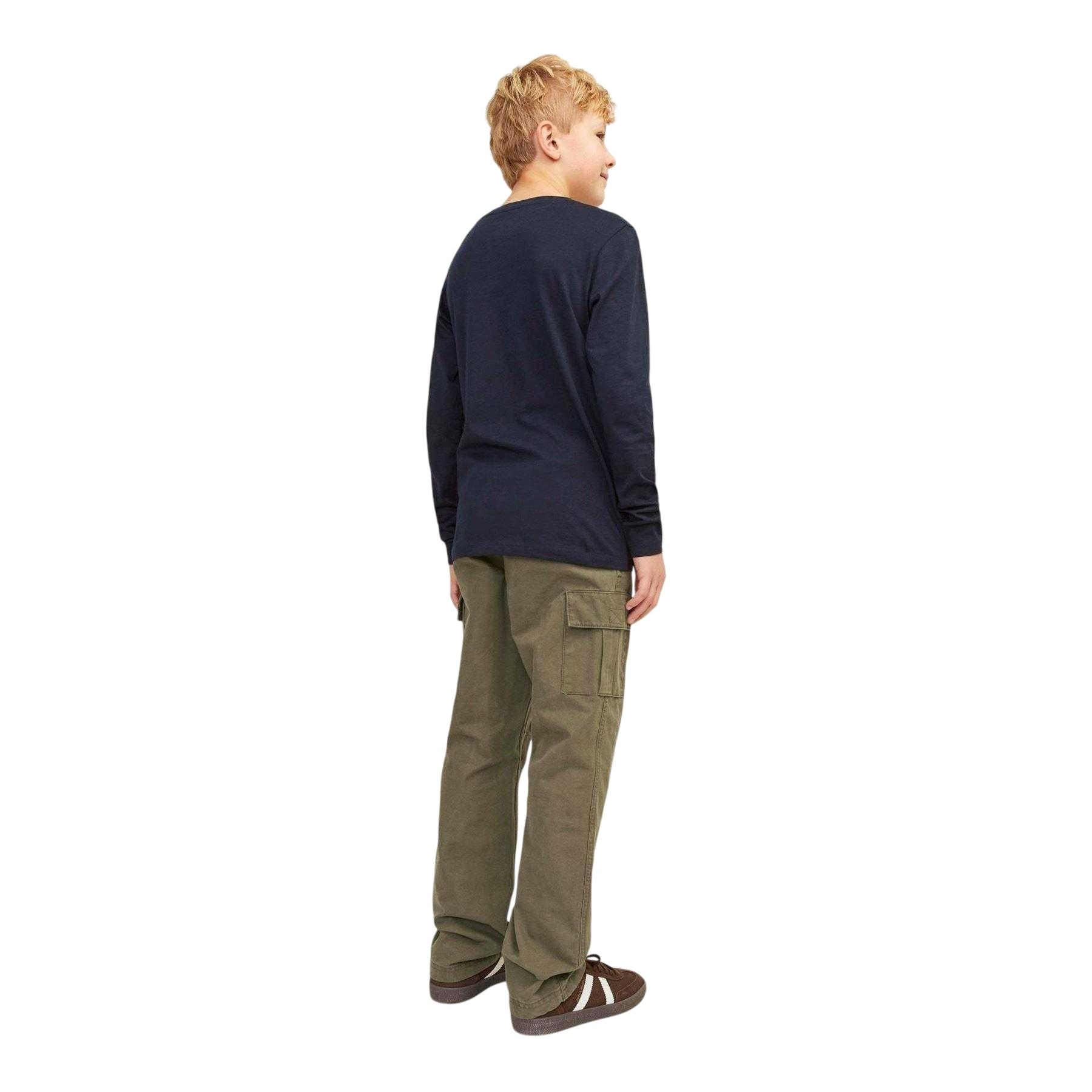 Olive Night - Lifestyle - Jack And Jones Boys Kane Barkley Cargo Trousers