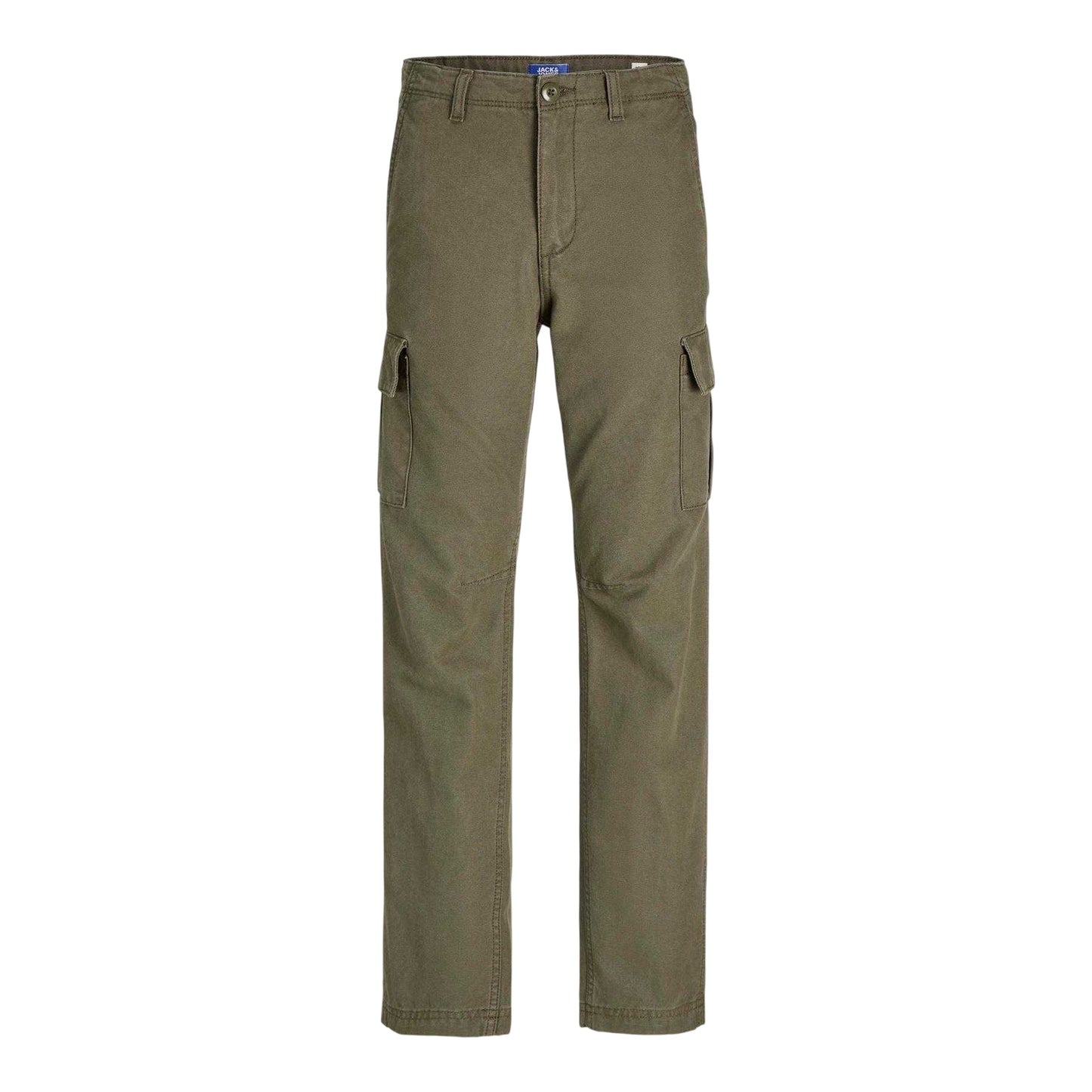 Olive Night - Front - Jack And Jones Boys Kane Barkley Cargo Trousers