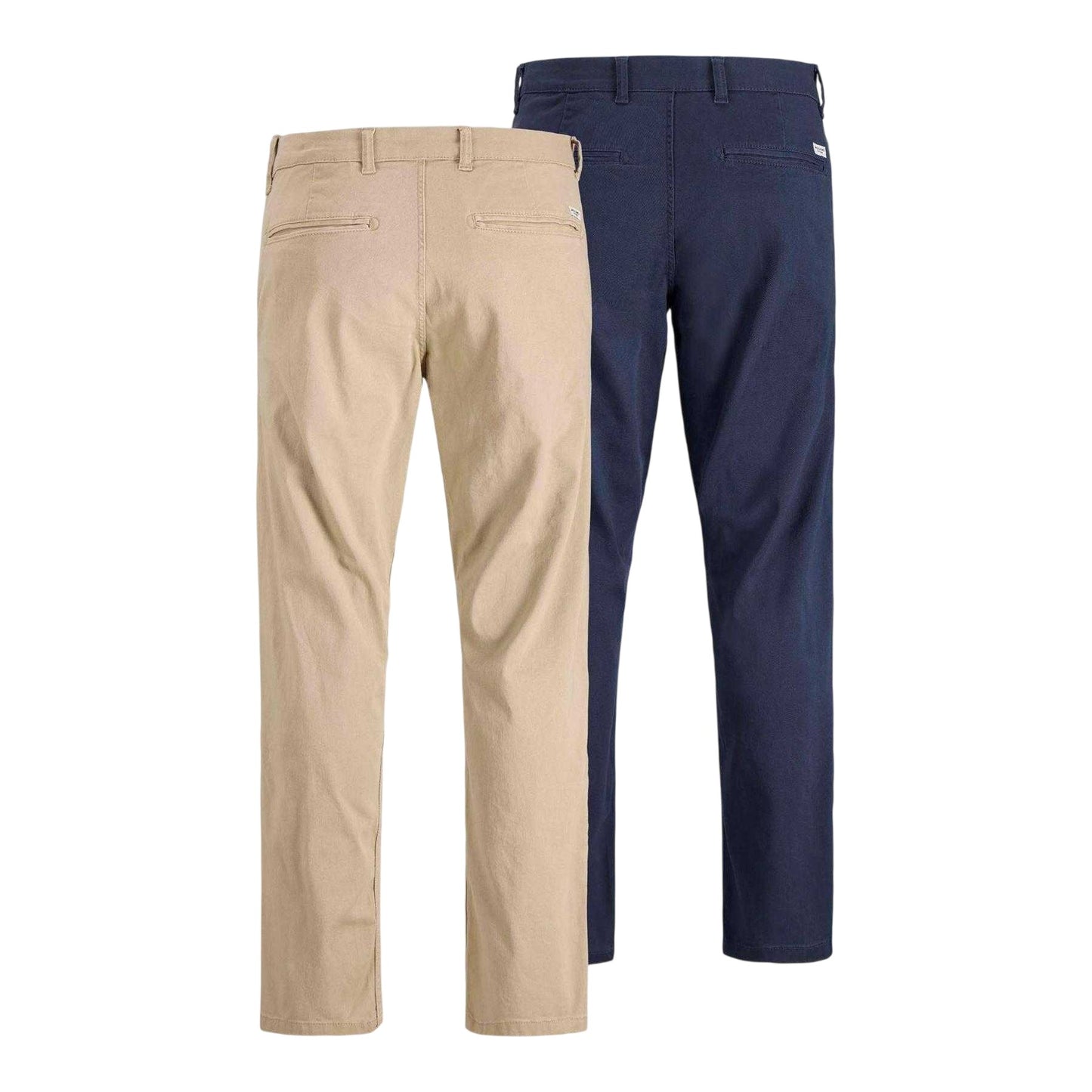 Crockery - Back - Jack And Jones Mens Kane Dave Chinos (Pack of 2)