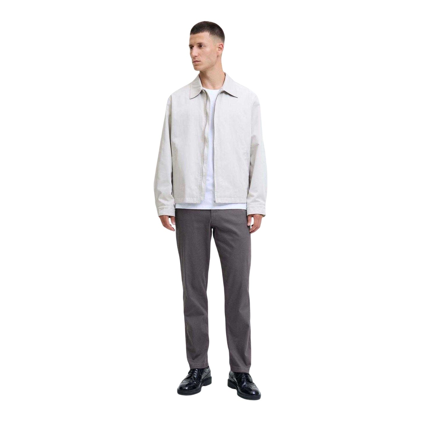 Black - Side - Jack And Jones Mens Kane Dave Chinos (Pack of 2)