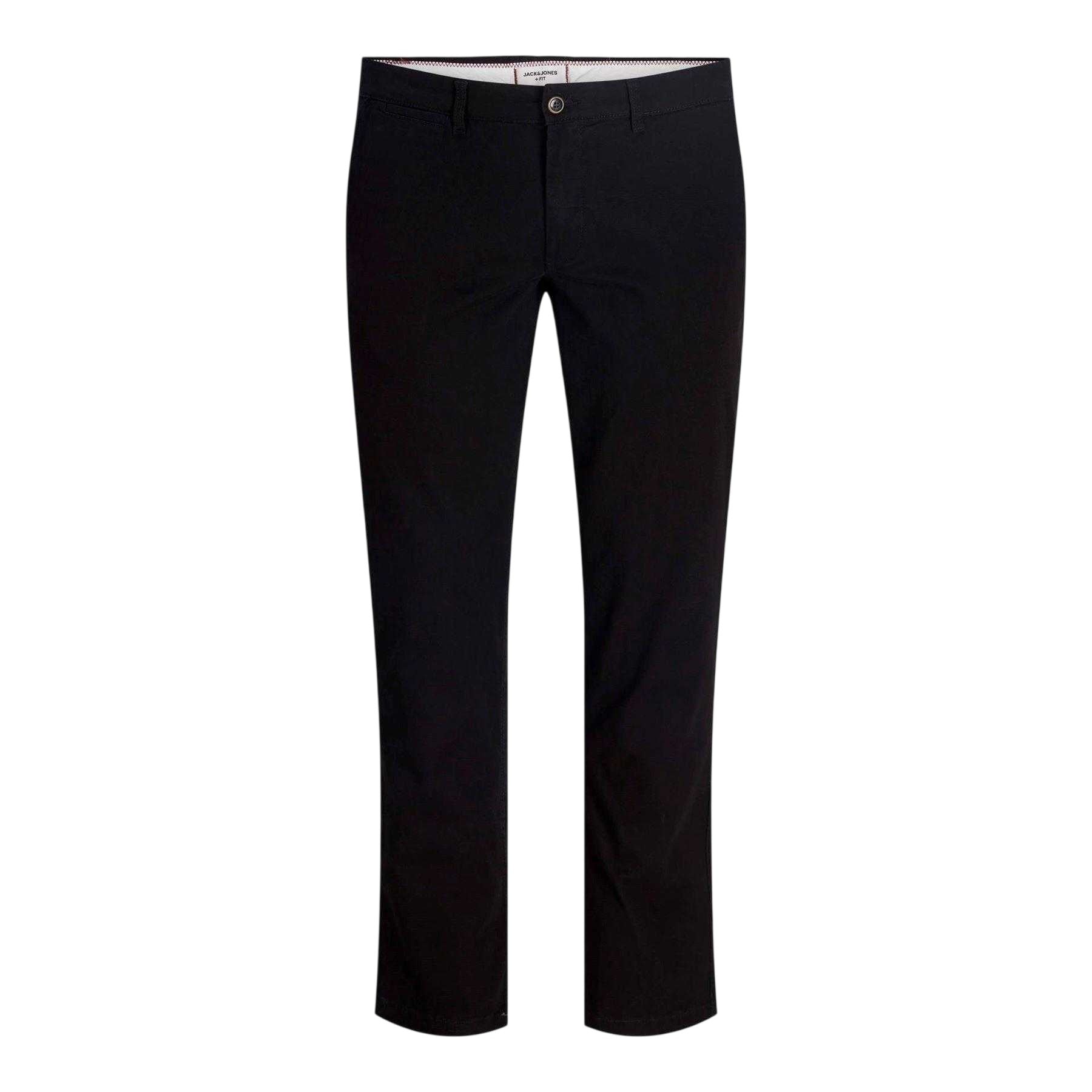 Black - Front - Jack And Jones Mens Marco Regular Trousers